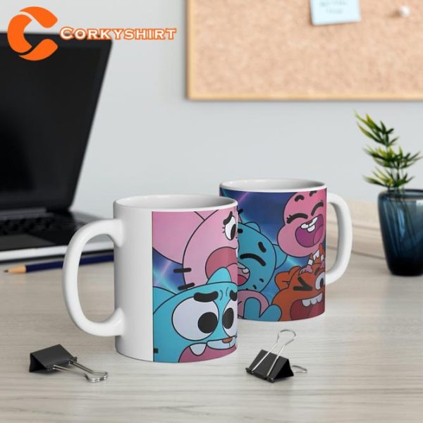 The Amazing World of Gumball Watterson Family Cartoon Mug