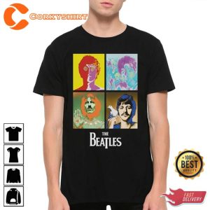 The Beatles Pop Art Music Fan Gift Unisex T-Shirt1