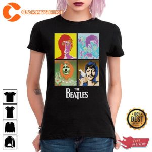 The Beatles Pop Art Music Fan Gift Unisex T-Shirt2