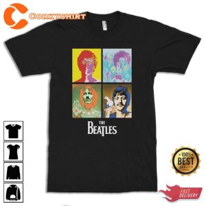 The Beatles Pop Art Music Fan Gift Unisex T-Shirt3