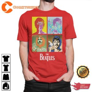The Beatles Pop Art Music Fan Gift Unisex T-Shirt4