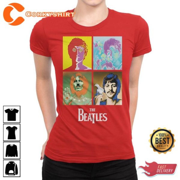 The Beatles Pop Art Music Fan Gift Unisex T-Shirt