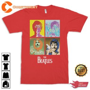 The Beatles Pop Art Music Fan Gift Unisex T-Shirt6