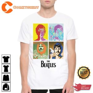 The Beatles Pop Art Music Fan Gift Unisex T-Shirt7