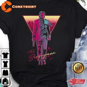 The Boogeyman Keanu Reeves Retro Vintage T-Shirt Gift For John Wick Fan