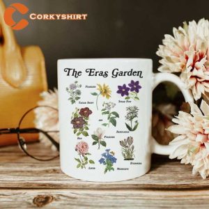 The Eras Gardern Swiftie Flower Ceramic Fan Gift Coffee Mug