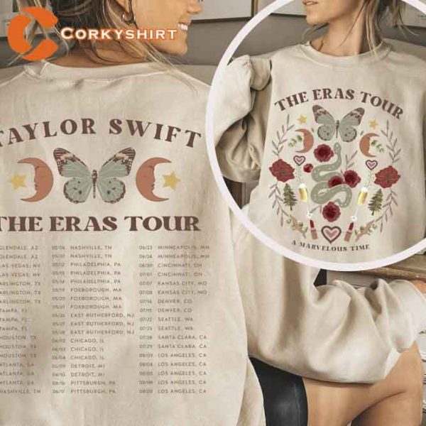 The Eras Tour Butterfly Crewneck TS Swiftie Sweatshirt