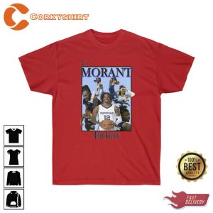 The Grizzlies Star Ja Morant Vintage Unisex 90s Shirt (3)