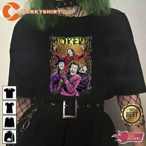The Jokers Halloween Artwork Gift for Fan Unisex T-Shirt