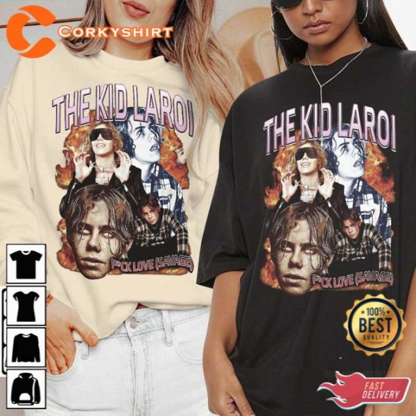 The Kid Laroi Savage Vintage Bootleg Shirt Gift For Fan