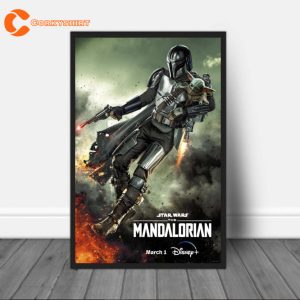 The Mandalorian 2023 SW Poster Canvas