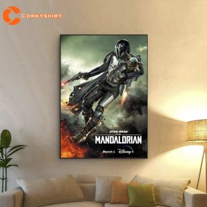 The Mandalorian 2023 SW Poster Canvas