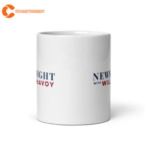 The Newsroom News Night With Will McAvoy White Glossy Coffee Mug 3