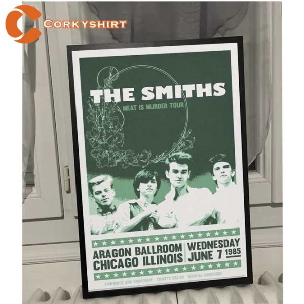 The Smiths 1985 Tour Poster