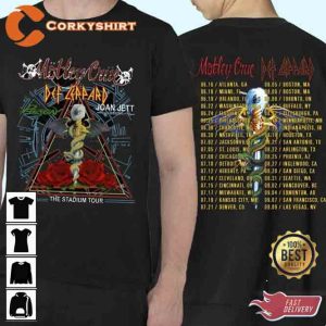 The Stadium Tour Motley Crue Def Leppard T-Shirt