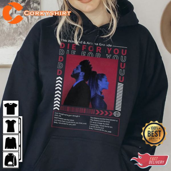 The Weeknd Ariana Grande Die For You Remix Billboard Music 2023 Shirt