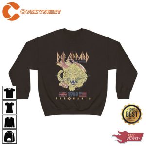 The World Tour Pyromania Def Leppard Music Band Sweatshirt (3)