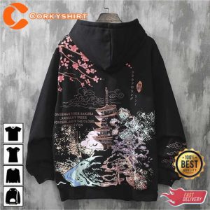 Thick Winter Autumn Pullover Japanese Harajuku Style Hoodie 3