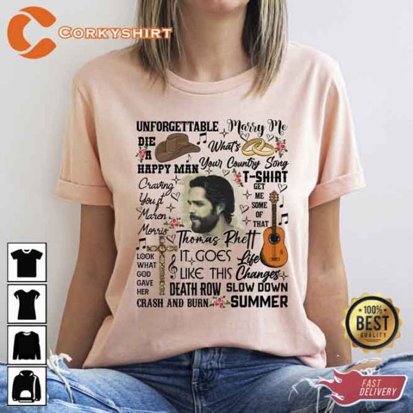 Thomas Rhett Tour 2023 Unisex Shirt