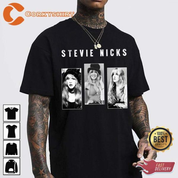 Three Image Legend Stevie Nicks Trending Unisex T-Shirt
