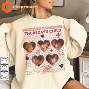 Tomorrow X Together Kpop TXT Thursday’s Child Gift for Kpop Fan Graphic Sweatshirt