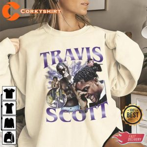 Travis Scott Rap Vintage Bootleg Sweatshirt Gift For Fan