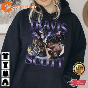 Travis Scott Rap Vintage Bootleg Sweatshirt Gift For Fan
