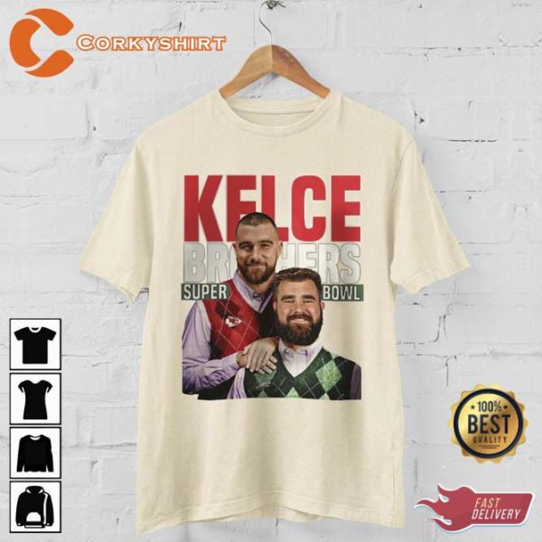 Travis and Jason Kelce Brother Shirt
