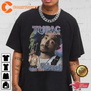 Tupac Shakur Hip Hop 90s Style Graphic Unisex Fan Gifts T-Shirt1