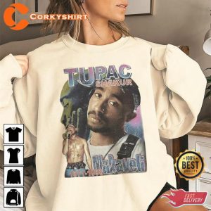 Tupac Shakur Hip Hop 90s Style Graphic Unisex Fan Gifts T-Shirt6