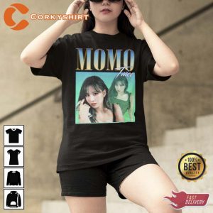 Twice Momo Retro Bootleg T-shirt