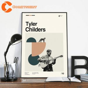 Tyler Childers Poster Midcentury Art