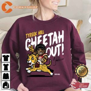 Tyreek Hill Cheetah Out Football Player Trending Unisex Sweatshirt