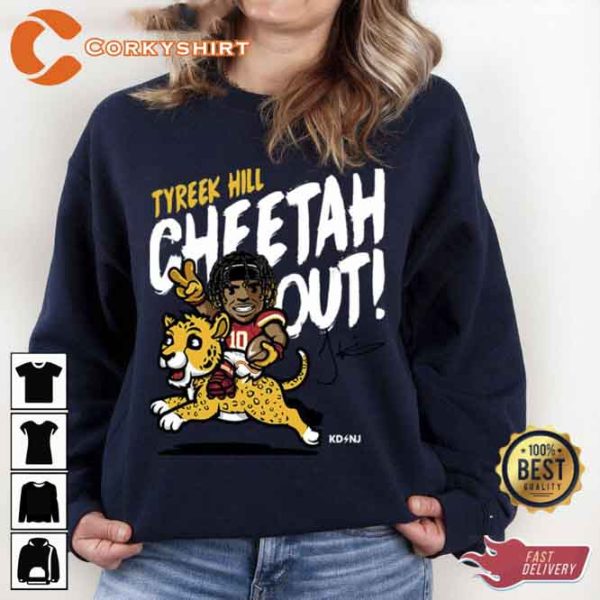 Tyreek Hill Cheetah Out Football Player Trending Unisex Sweatshirt