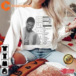 Usher Tracklist Song Vintage Unisex Shirt 3