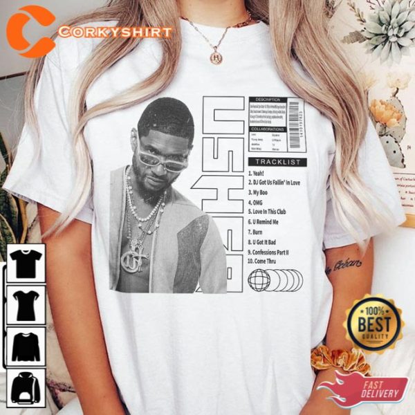 Usher Tracklist Song Vintage Unisex Shirt