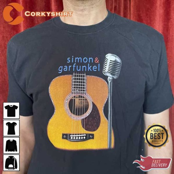 Vintage 2003 Simon And Garfunkel Old Friends Concert Tour T-shirt