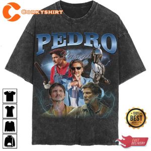 Vintage Actor 90s Movie Fans Gift Celebrity Tribute Pedro Pascal T-Shirt