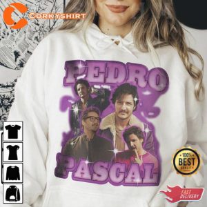 Vintage Actor Pedro Pascal Shirt V11 Gift for Fan 4