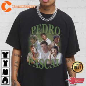Vintage Actor Pedro Pascal Shirt V2 Gift for Fan
