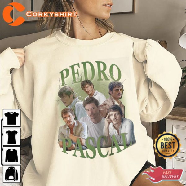 Vintage Actor Pedro Pascal Shirt V2 Gift for Fan