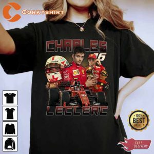 Vintage Charles Leclerc Scuderia Ferrari EST 1997 Shirt
