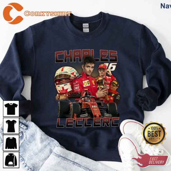 Vintage Charles Leclerc Scuderia Ferrari EST 1997 Shirt