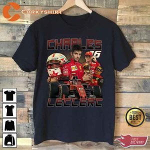 Vintage Charles Leclerc Scuderia Ferrari EST 1997 Shirt