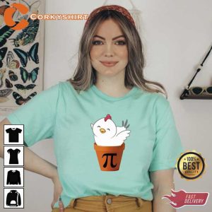 Vintage Chicken Pot Pi Unisex Shirt