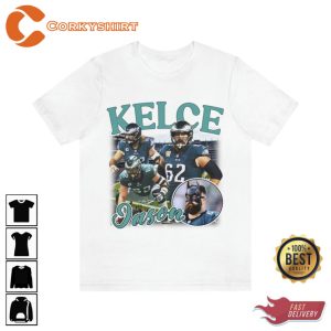 Vintage Design Jason Kelce Tee Football Player Eagles Sweatshirt