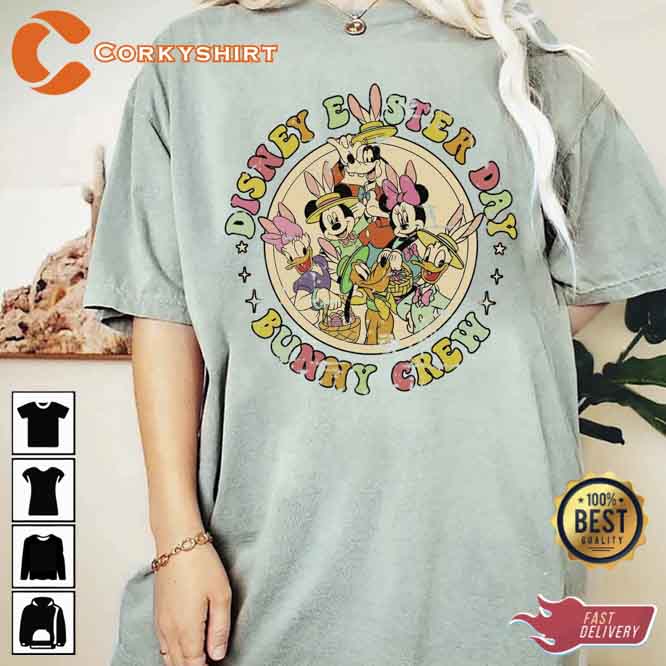 Vintage Disney Bunny Crew Comfort Colors Shirt