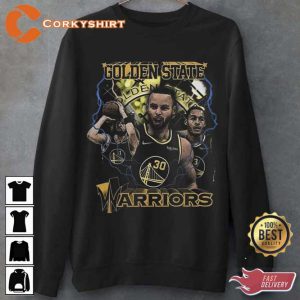 Vintage Golden State Warriors 90s Style Stephen Curry Klay Thompson Jordan Poole Unisex T-Shirt
