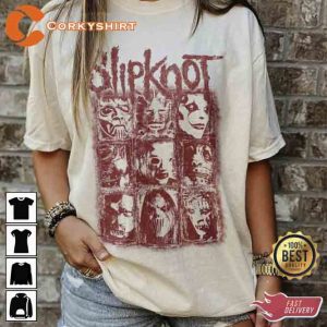 Vintage Heavy Metal Slipknot Band Unisex T-shirt
