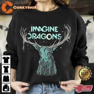 Vintage Imagine Dragons 2023 Tour Art Unisex Shirt